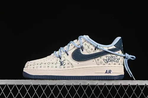 All categories Nk Air Force 1 Air Force series Nk Air Force 1 Low Air Force low-top Nike Air Force 1'07 Low LV co-branded printed drawstring Air Force 1 low-top casual sneakers DM6868-096